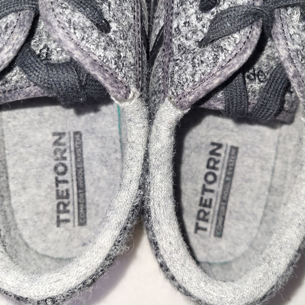 Tretorn Nylite Wool Sneakers Women's Size 9 Dappled Gray Comfort - Picture 6 of 10